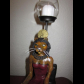 Lady of the Flame Statue with Candle Holder